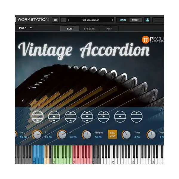 Budget 😉 Psound Vintage Accordion Virtual Instrument 🎁 1 Budget 😉 Psound Vintage Accordion Virtual Instrument 🎁